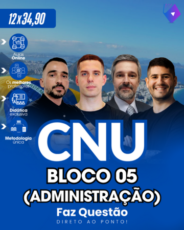 CNU (2025) - BLOCO 05 (ADMINISTRAÇÃO)